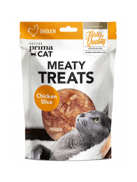 PrimaCat ​Chicken slice - Лакомство для кошек "Ломтики курицы" 30 гр