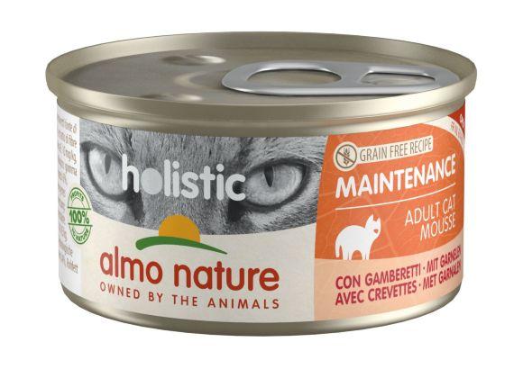 Almo Nature Holistic - Консервы для кошек с креветками 85гр