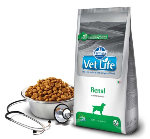 Farmina Vet Life Renal - Лечебный корм для собак при почечной недостаточности