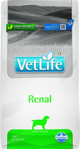Farmina Vet Life Renal - Лечебный корм для собак при почечной недостаточности
