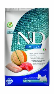 Farmina N&D Ocean Mini - Сухой корм для собак, лосось, треска, дыня