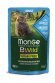 Monge Cat BWild Grain Free - паучи из анчоусов с овощами для взрослых кошек 85г