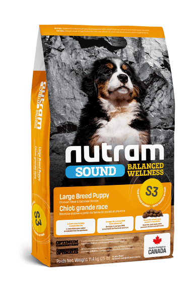 Nutram S3 Puppy Large - Сухой корм для щенков крупных пород 11,4кг