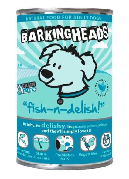 Barking Heads - Консервы для собак с лососем, тунцом и сельдью