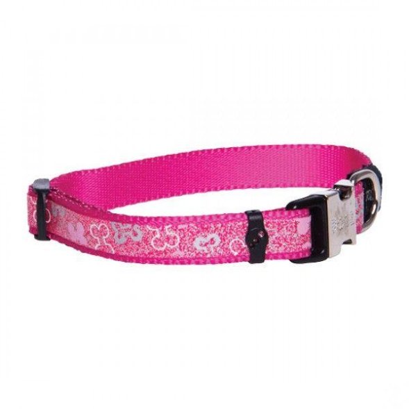 Rogz Side Release Collar - Ошейник для собак малых пород &amp;quot;Розовые косточки&amp;quot;