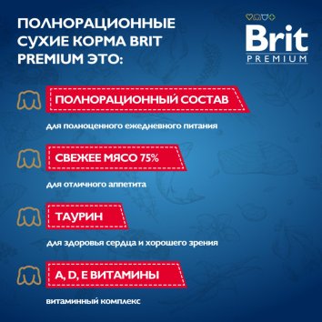 Brit - Пауч для взрослых собак всех пород, С Говядиной, в соусе, 85 гр