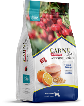 Carni Life - Сухой корм для кошек, рыба с апельсином и клюквой