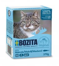 Bozita Feline - Консервы для Кошек - Кусочки в желе cо скумбрией 370гр