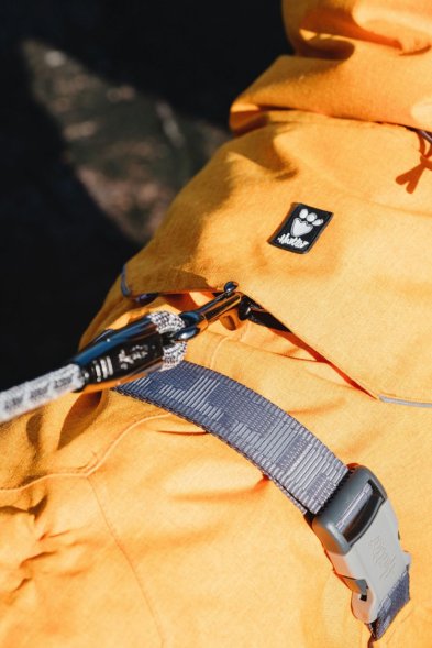 Hurtta - Теплая куртка для собак, Оранжевая (Expedition Parka)