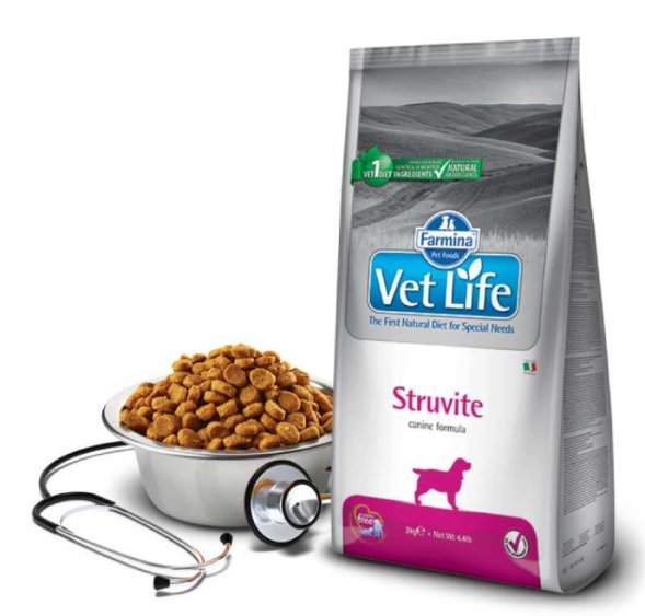 Farmina Vet Life Struvite - Лечебный корм для собак при МКБ струвитного типа