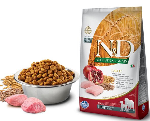Farmina Ancestral Grain - Корм для собак средних и крупных пород, Курица с Гранатом