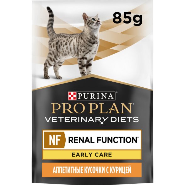 Purina Pro Plan - Паучи для кошек, кусочки в соусе при патологии почек, начальная стадия, с курицей 85гр ()