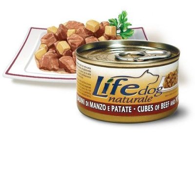 LifeDog - Консервы для собак с говядиной и картофелем 90 гр.