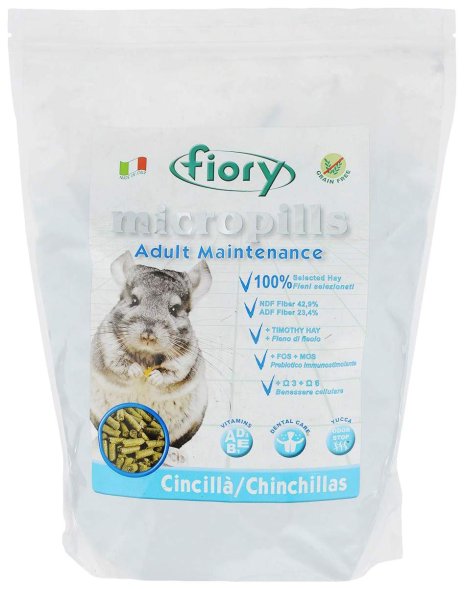 Fiory - Micropills Chinchillas корм для шиншилл 850г
