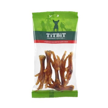 TiTBiT - Вяленые лакомства для собак, лапки куриные 