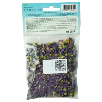 Bambini Pets - лакомство высушенные цветки мальвы для грызунов и кроликов, 10 г