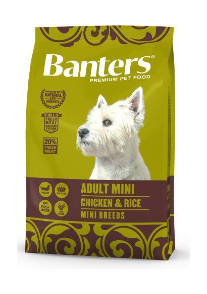 Banters Adult Mini - Сухой корм для маленьких пород собак с курицей