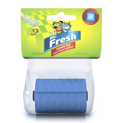 Mr.Fresh - Пакеты для уборки фекалий, 20 шт Mr.Fresh - Пакеты для уборки фекалий, 20 шт