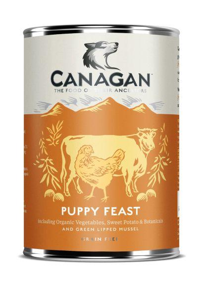 Canagan Puppy Feast - Консервы для щенков с цыпленком и говядиной 400гр