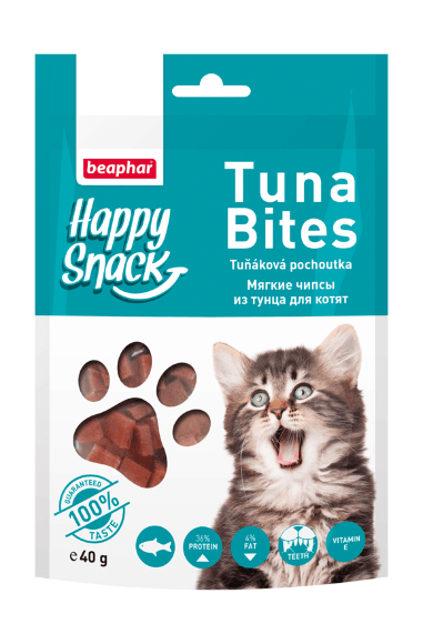 Beaphar Happy Snack - Лакомство для котят "Мягкие чипсы из тунца" 40гр