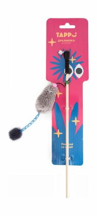 Tappi - Дразнилка "Тилия" мышь с кошачьей мятой на веревке