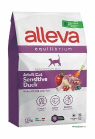 Alleva Equilibrium Sensitive - Сухой корм для взрослых кошек, при чувствительном пищеварении, утка с рисом