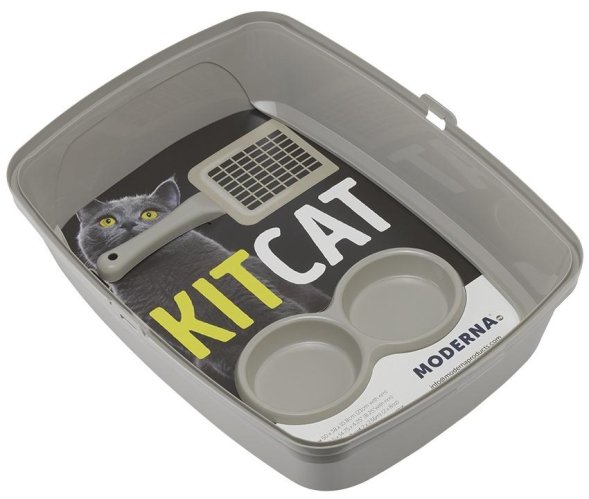 Moderna - Стартовый набор для котят (совок+двойная миска+туалет) (KitCat Starter Kit)