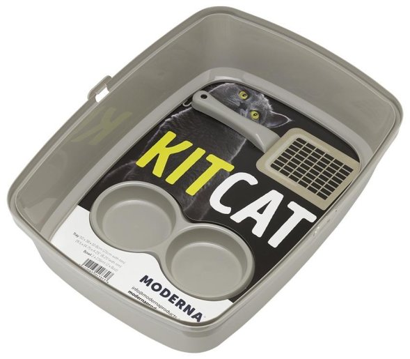 Moderna - Стартовый набор для котят (совок+двойная миска+туалет) (KitCat Starter Kit)