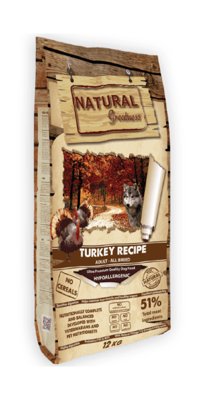 Natural Greatness Turkey - Сухой корм для собак с индейкой 18кг