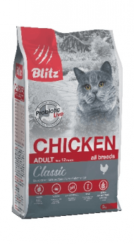 Blitz Adult - Сухой корм для взрослых кошек с курицей