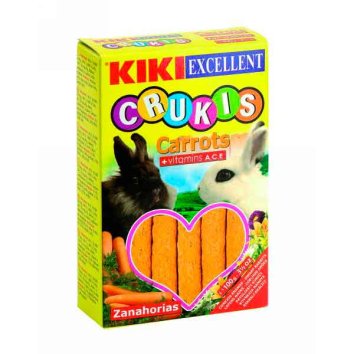 Kiki Excellent Crukis - хрустящие палочки для кроликов с морковью