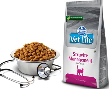 Farmina Vet Life Struvite Management - Лечебный корм для кошек при профилактике МКБ