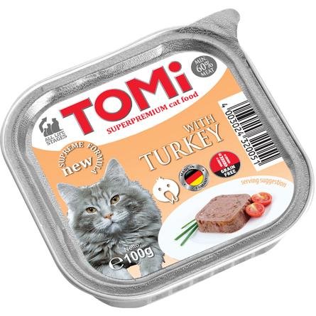 ToMi - Кусочки в соусе для взрослых кошек с индейкой 100 гр