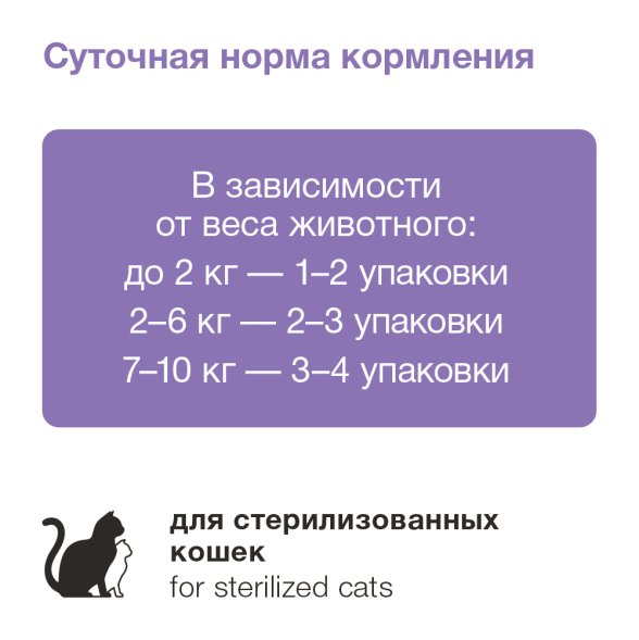 Organix - Паучи для стерилизованных кошек, с говядиной в желе 85гр
