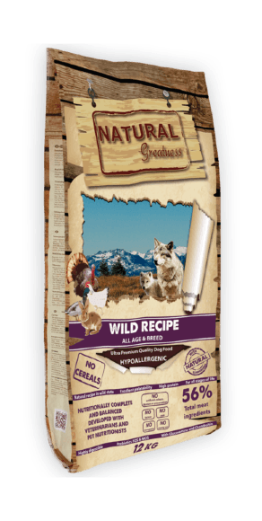 Natural Greatness Wild Recipe - Сухой корм для собак с уткой, индейкой и курицей