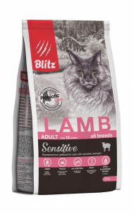 Blitz Adult - Сухой корм для взрослых кошек с ягненком