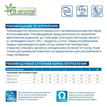Monge VetSolution Cat Dermatosis (Дерматозис) - Диетический корм для кошек при заболеваниях кожи 100 г