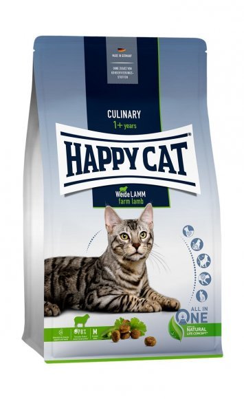 Happy cat - Сухой корм для взрослых кошек Пастбищный ягненок
