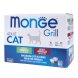 Monge Cat Grill - Влажный корм для взрослых кошек, с Кроликом, с Ягненком (бокс с паучами, 12 шт*85 гр)