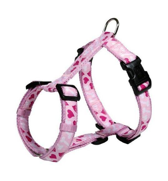 Trixie Шлейка для Собак "Сердце" розовая