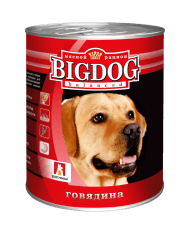 24449.190x0 Smart Dog - Syhoi korm dlya sobak krypnih porod, s ciplenkom kypit v zoomagazine «PetXP» Зоогурман Big Dog - Консервы для собак, Говядина 850 гр