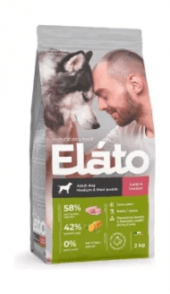 Elato Holistic - Сухой корм для собак средних и крупных пород, с Ягненком и Олениной