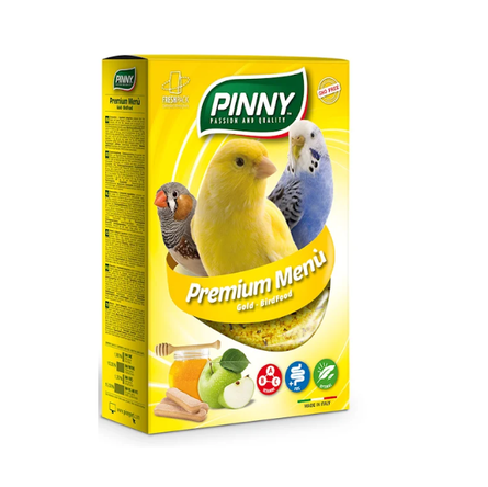 PINNY PM - Мягкий витаминный корм для птиц, с Медом и Яблоками, 350 гр