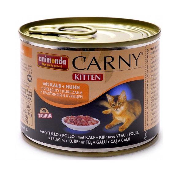 Animonda Carny Kitten - Консервы для котят с телятиной и курицей