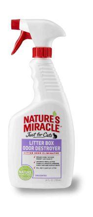 Nature's Miracle Litter Box Odor Destroyer - Средство для устранения запаха в кошачьем туалете спрей 710 мл