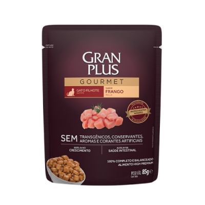 GranPlus Kitten - Консервы для котят, с Курицей, 85 гр