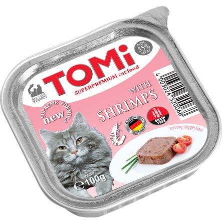 ToMi - Кусочки в соусе для взрослых кошек с креветками 100 гр