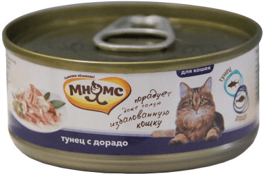 Мнямс - Консервы для кошек Тунец с дорадо в нежном желе 70 г