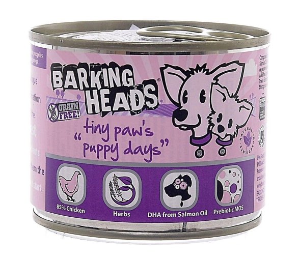 Barking Heads - Консервы для щенков мелких пород с курицей &amp;quot;Щенячьи деньки&amp;quot;