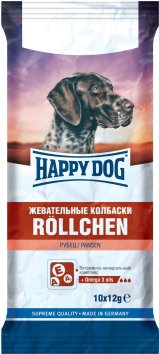 Happy Dog - Жевательные колбаски с рубцом для собак 120гр